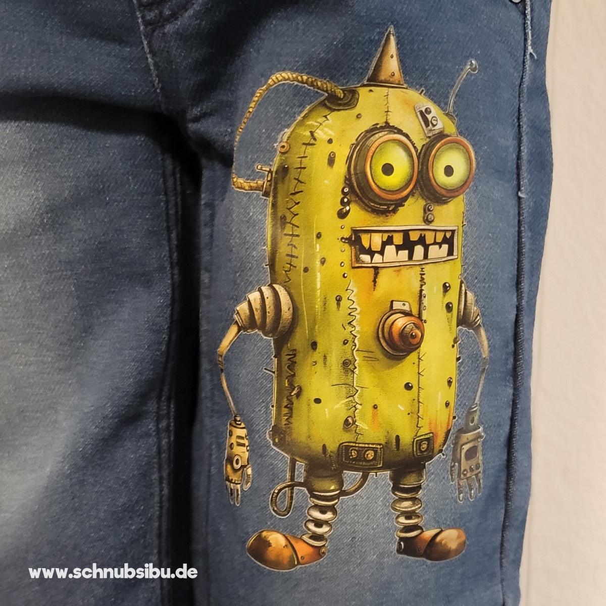 Bügelbild Steampunk Robot